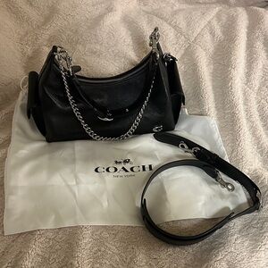 Coach Juliet 30 Glazed Leather Pocket Bag